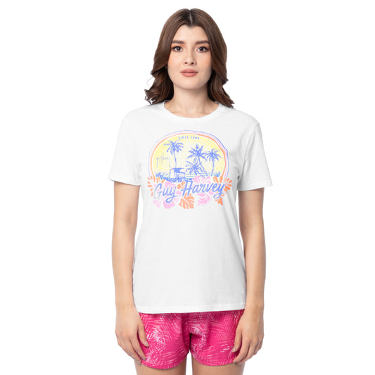 Women's Sunset Lightweight Crew Neck T-Shirt