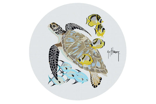 Turtle Medallion Mosaic - Large