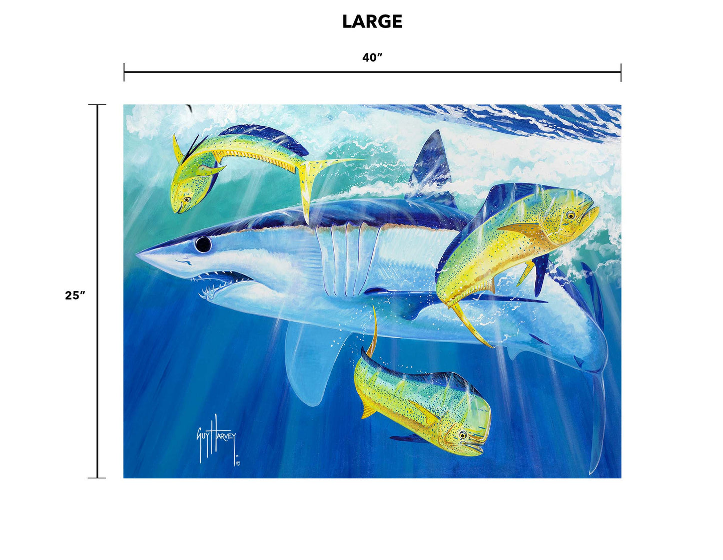 "Mako Wish" Aluminum Art