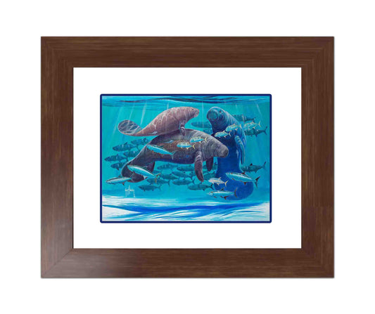"Manatee Escape" Limited Edition Print
