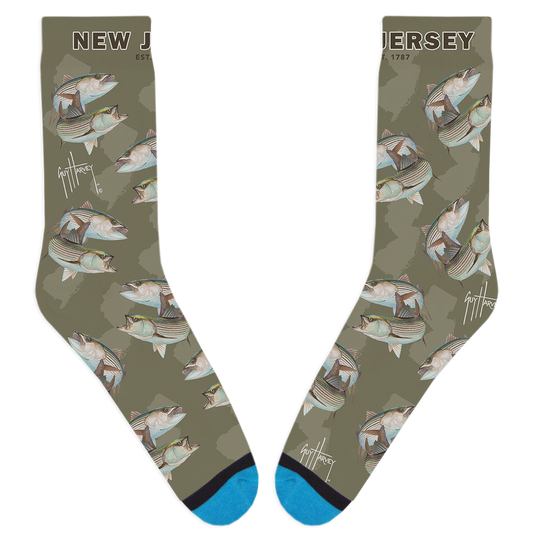 Guy Harvey New Jersey Stripers Socks View 1