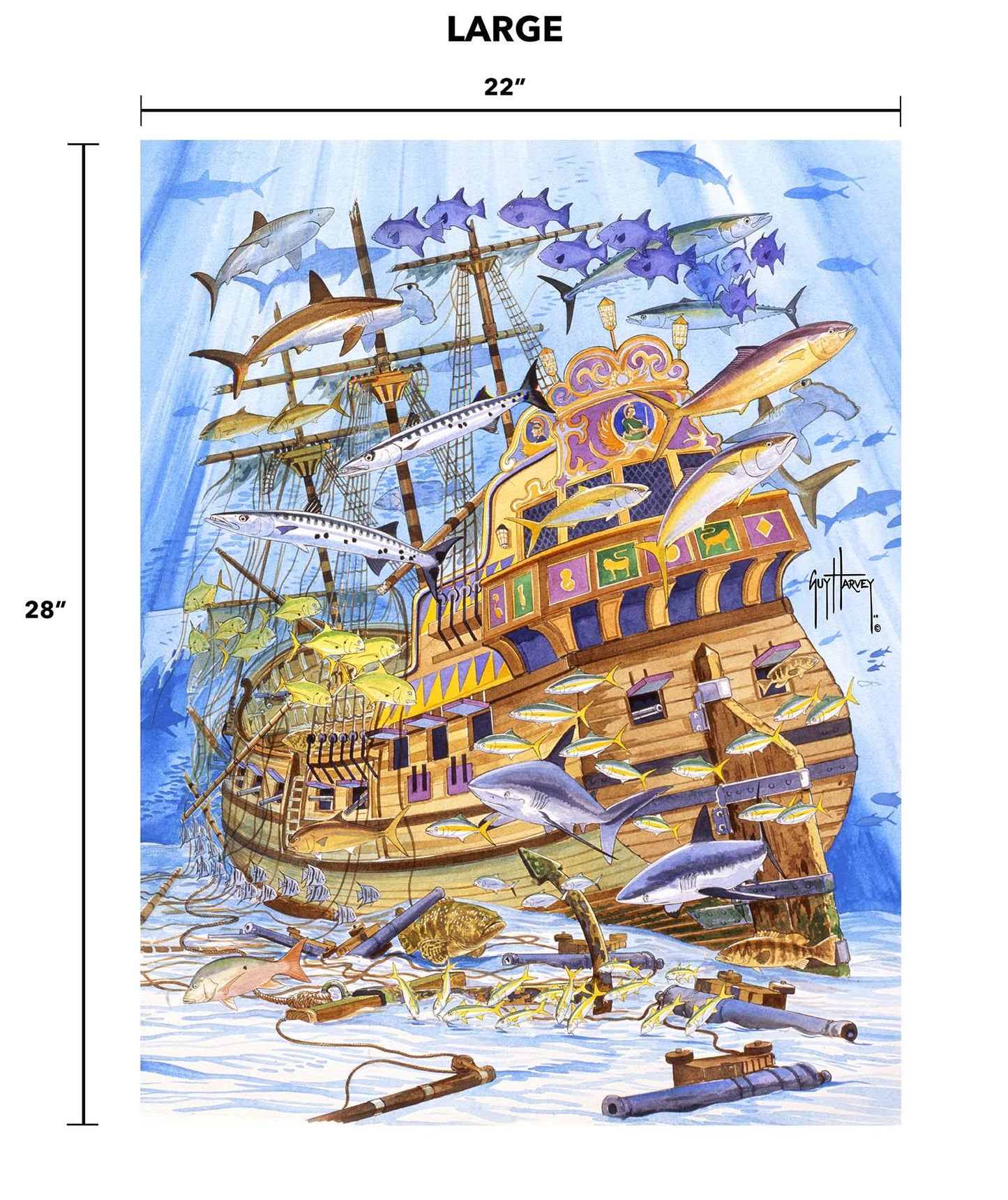 "Spanish Galleon" Aluminum Art