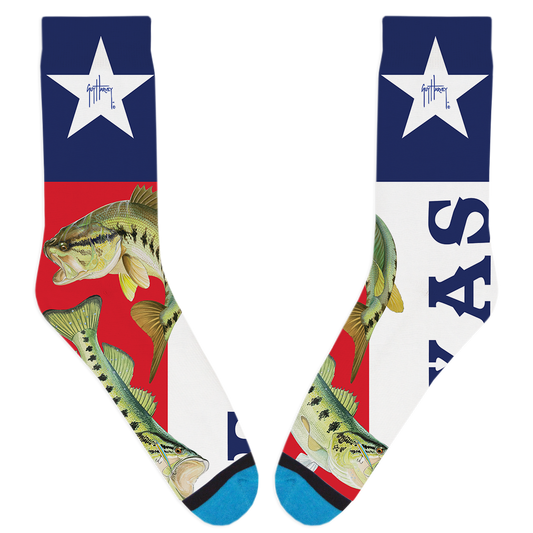 Guy Harvey Texas Bass Socks View 1