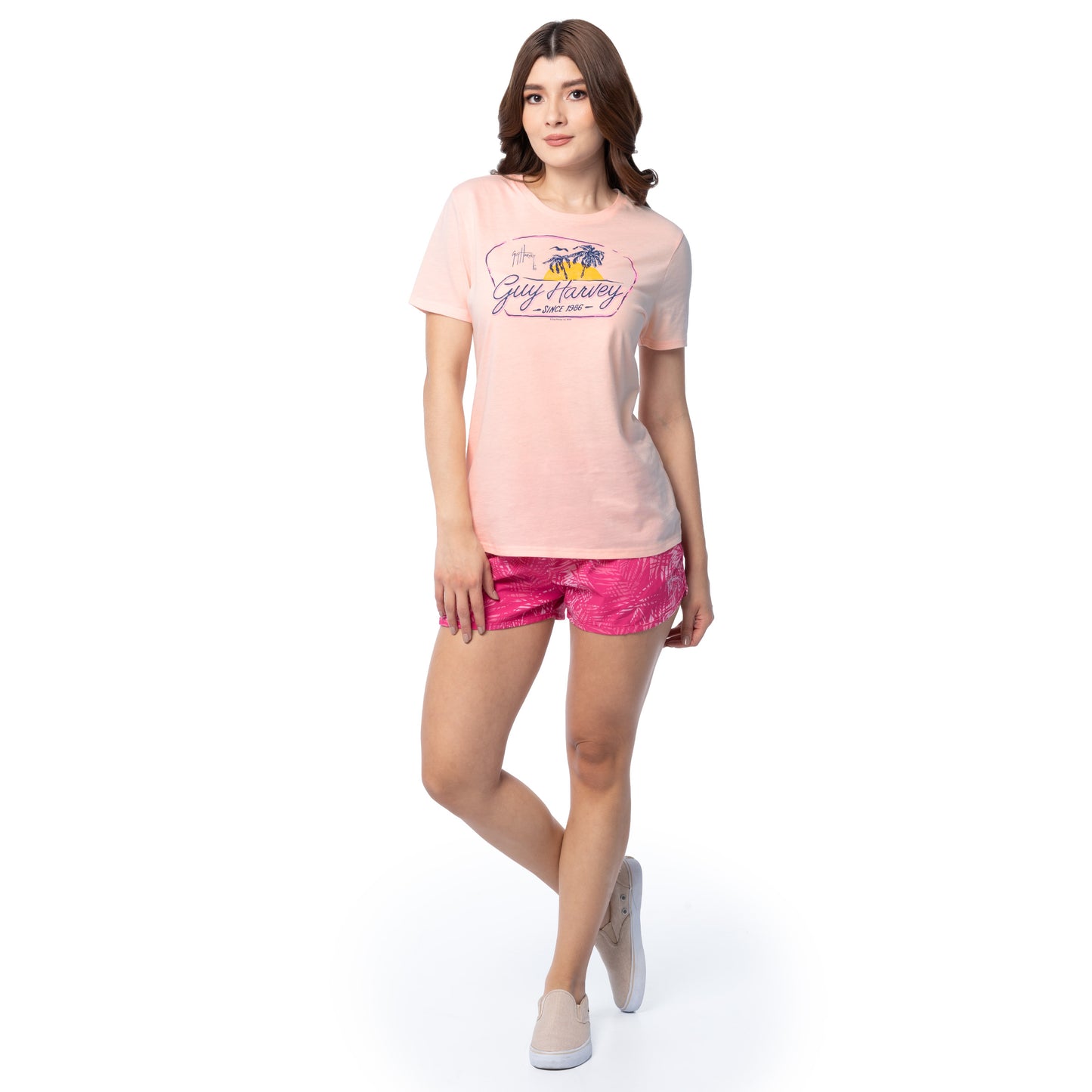 Women's Retro Scene Lightweight Crew Neck T-Shirt