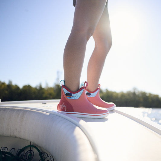 Women's Coral Sailfish 6 In Ankle Deck Boot
