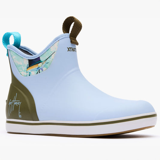 Women's Sky Blue Sailfish 6 In Ankle Deck Boot