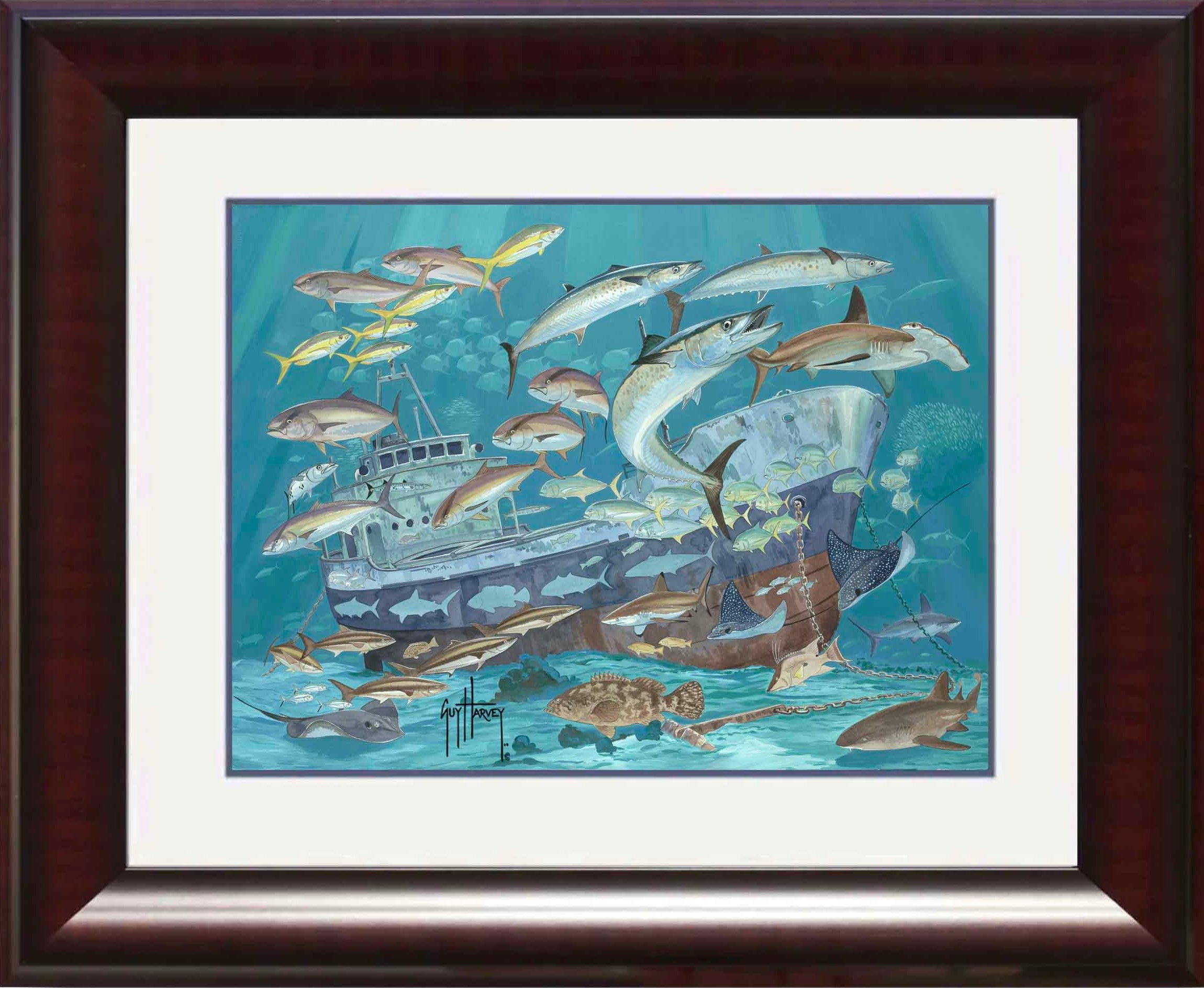 Planche à découper en Verres - 39x28 - L'eau de mer de la plage d'Elafonisi - Planches
