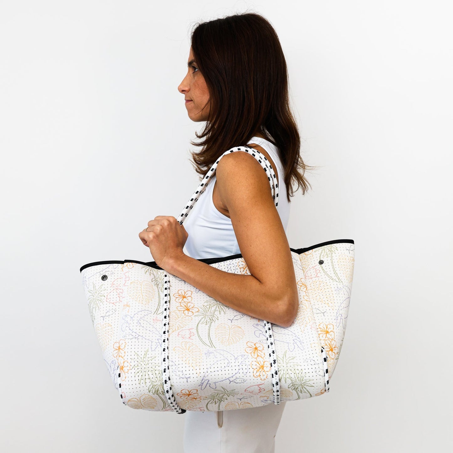 Guy Harvey x Pop Ups Brand Everyday Tote Shoreline Palms