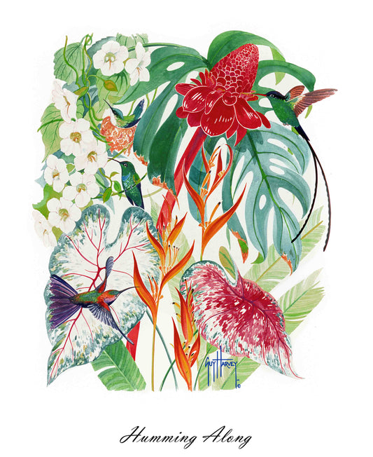 "Humming Along" Limited Edition Lithograph
