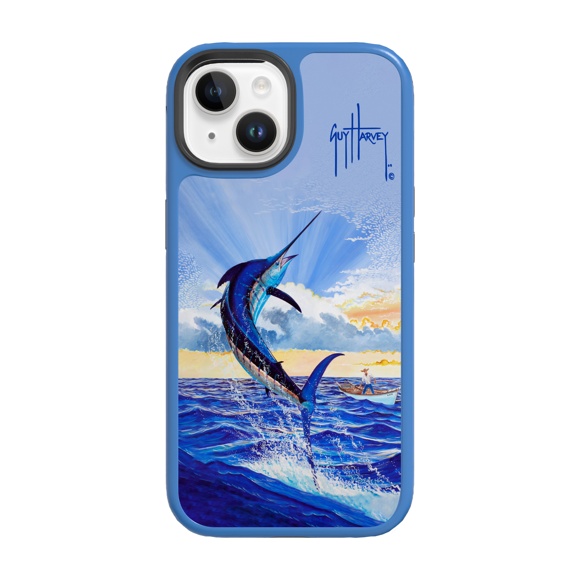 Guy Harvey | iPhone 15 Models Fortitude Camo Phone Case iPhone 15 Pro, Onyx Black, 480x480