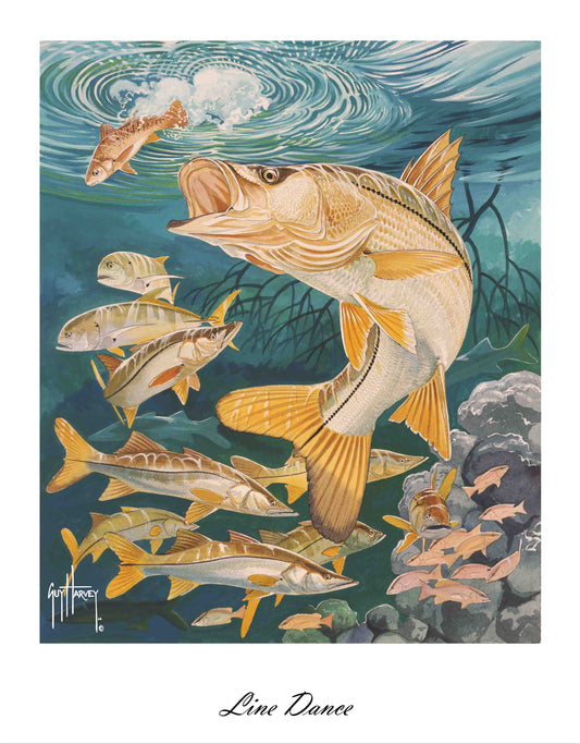 "Line Dance" Limited Edition Lithograph