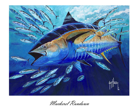 "Mackerel Rundown" Limited Edition Lithograph