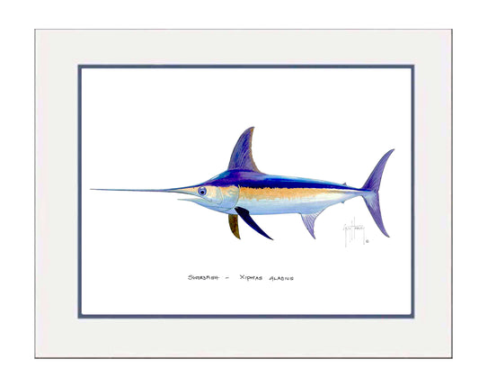 "Swordfish" Grande Mini Print