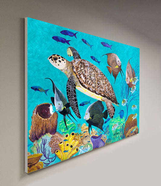 Sponge Garden Aluminum Art View 2