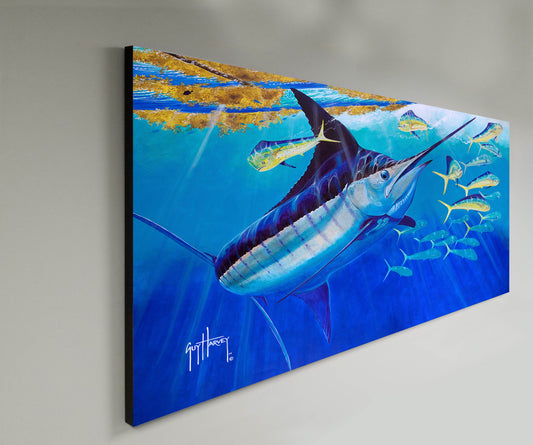 Blue Escape Aluminum Art View 2