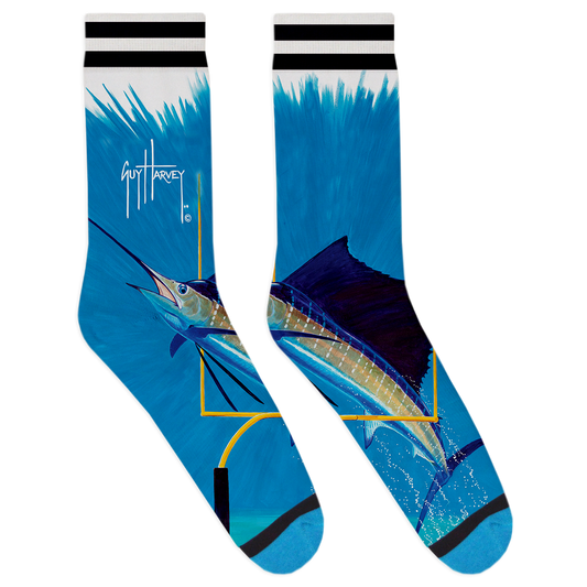 Big Game Sailfish Socks View 1