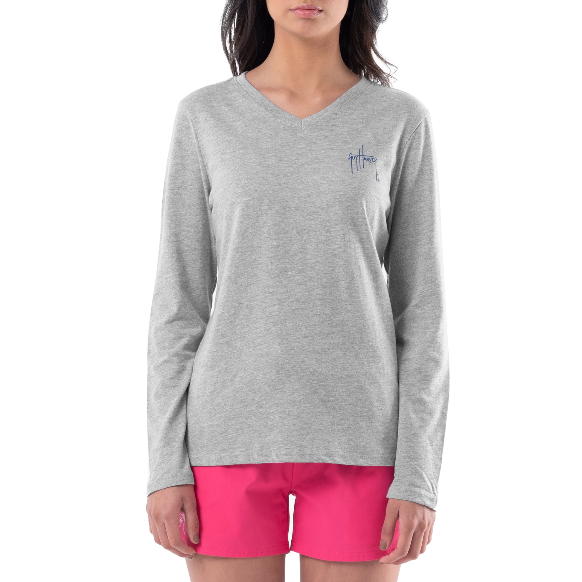 Ladies Queen Angel Long Sleeve V-Neck T-Shirt View 6