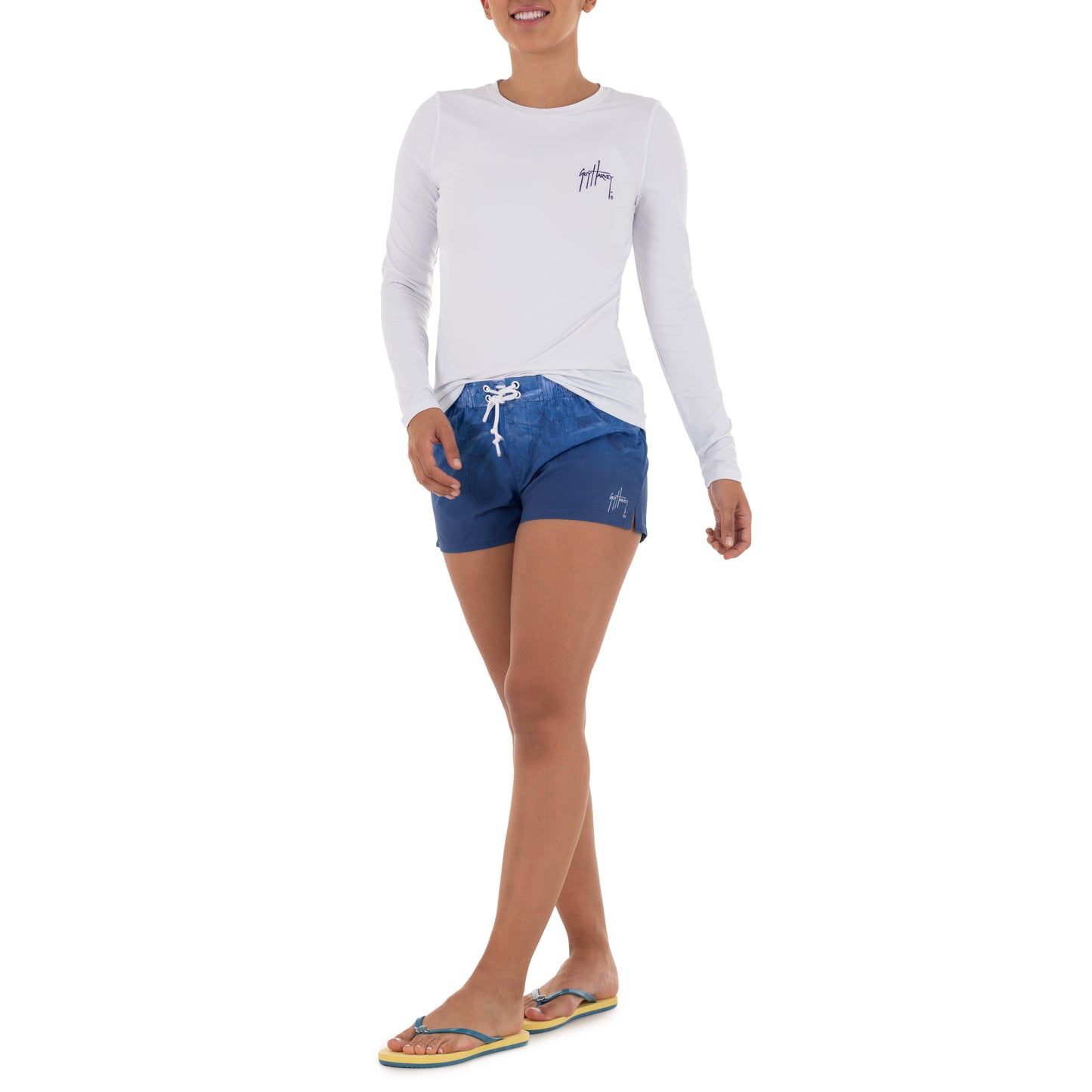 Ladies Ombre Saltwater Performance Short View 7