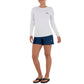 Ladies Core Solid Navy Performance Short View 3