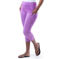 Ladies Purple Radar Yoga Pants View 5