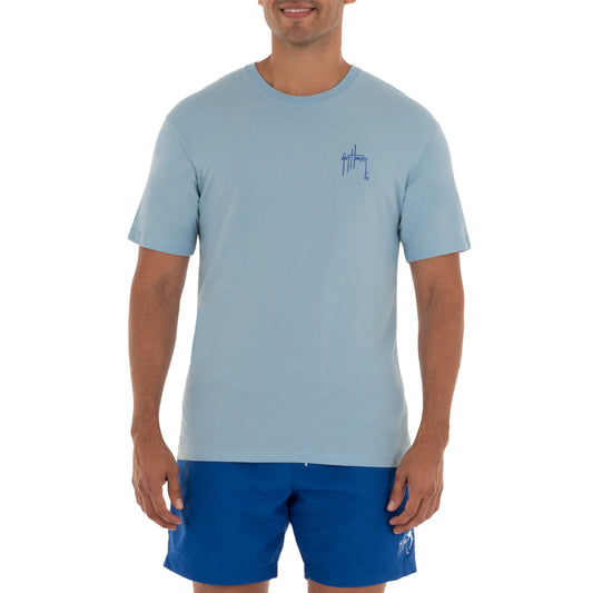 Men's 'Pensacola Lighthouse' Short Sleeve Crew Neck T-Shirt View 2