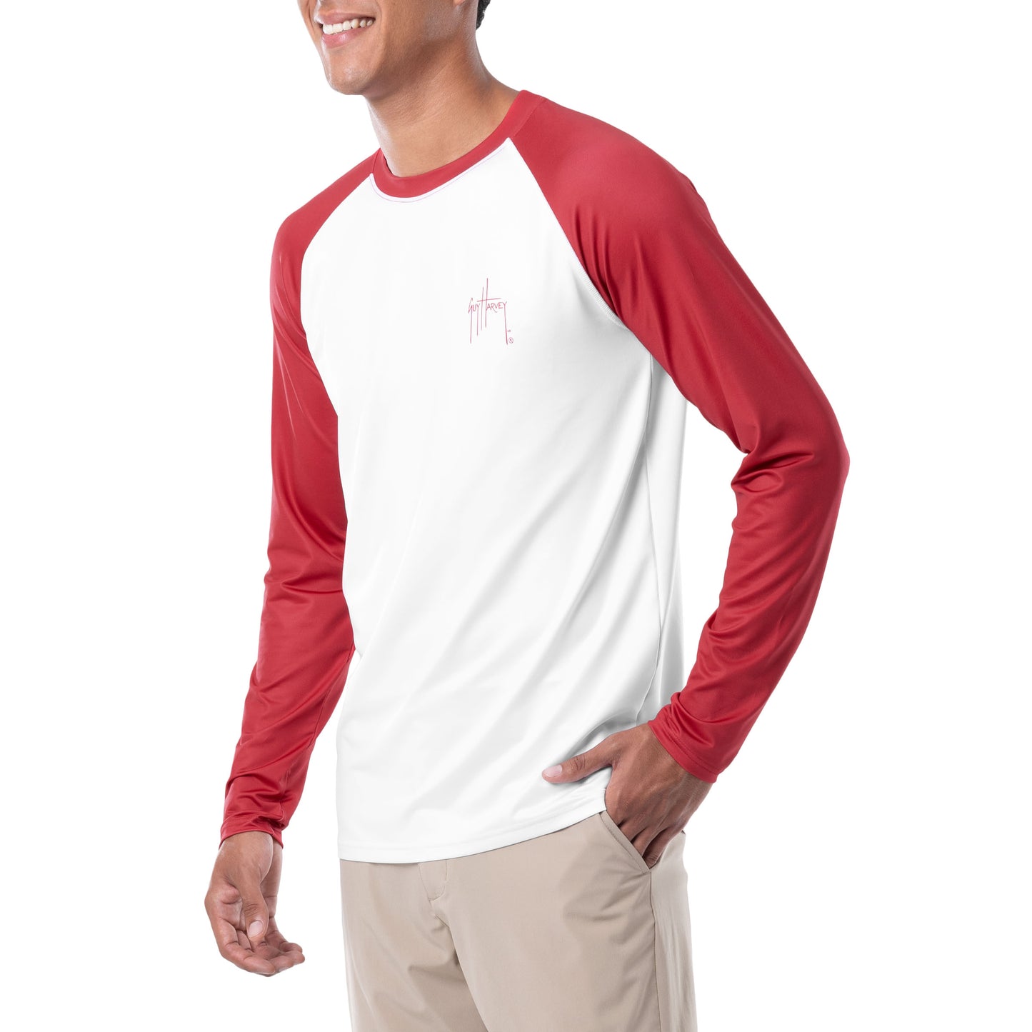 Men's American Shield Colorblocked Sun Protection Top View 3