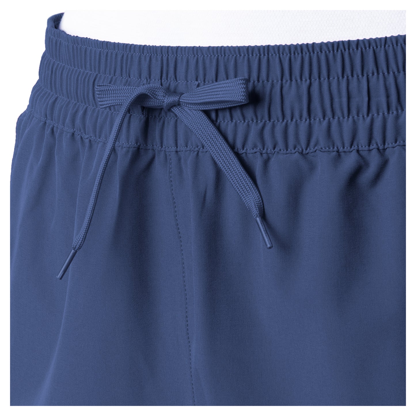 Ladies Navy Solid Short View 3