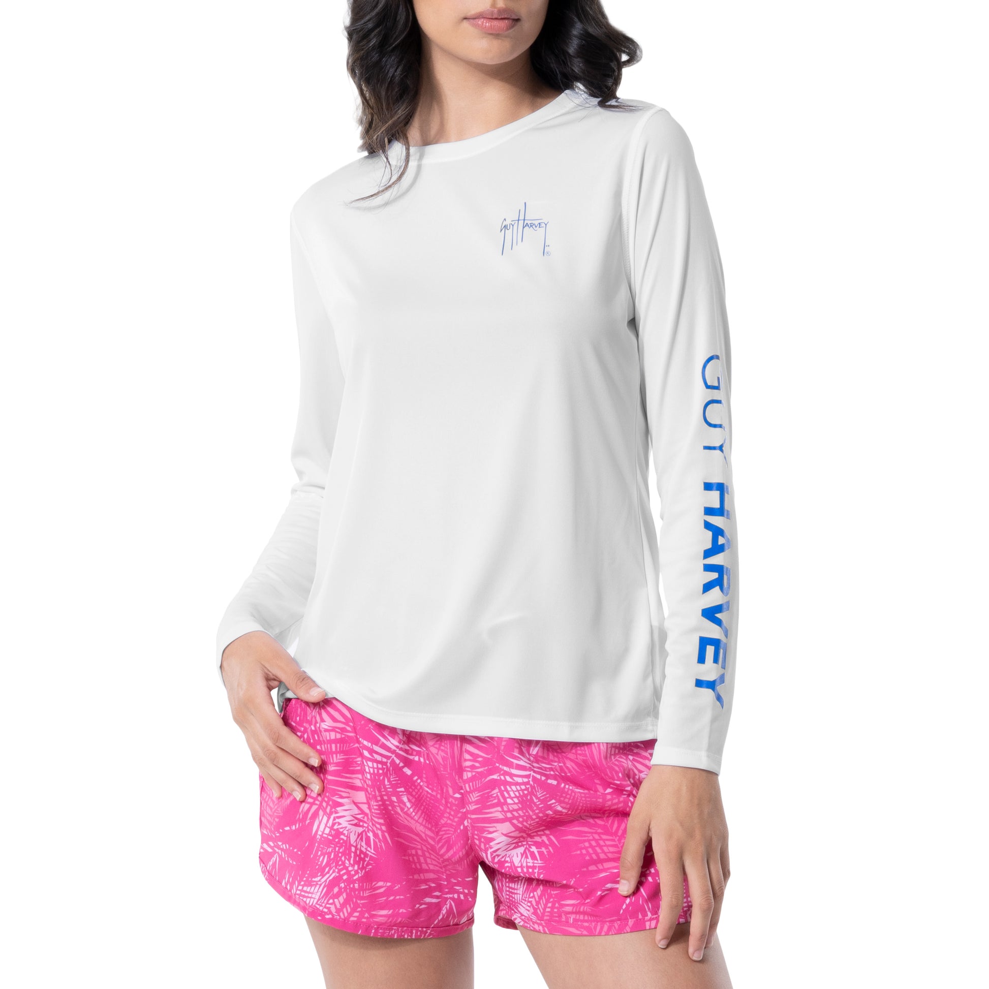 Ladies Long Sleeve Performance Fishing Sun Protection Shirt UPF 50+ View 32
