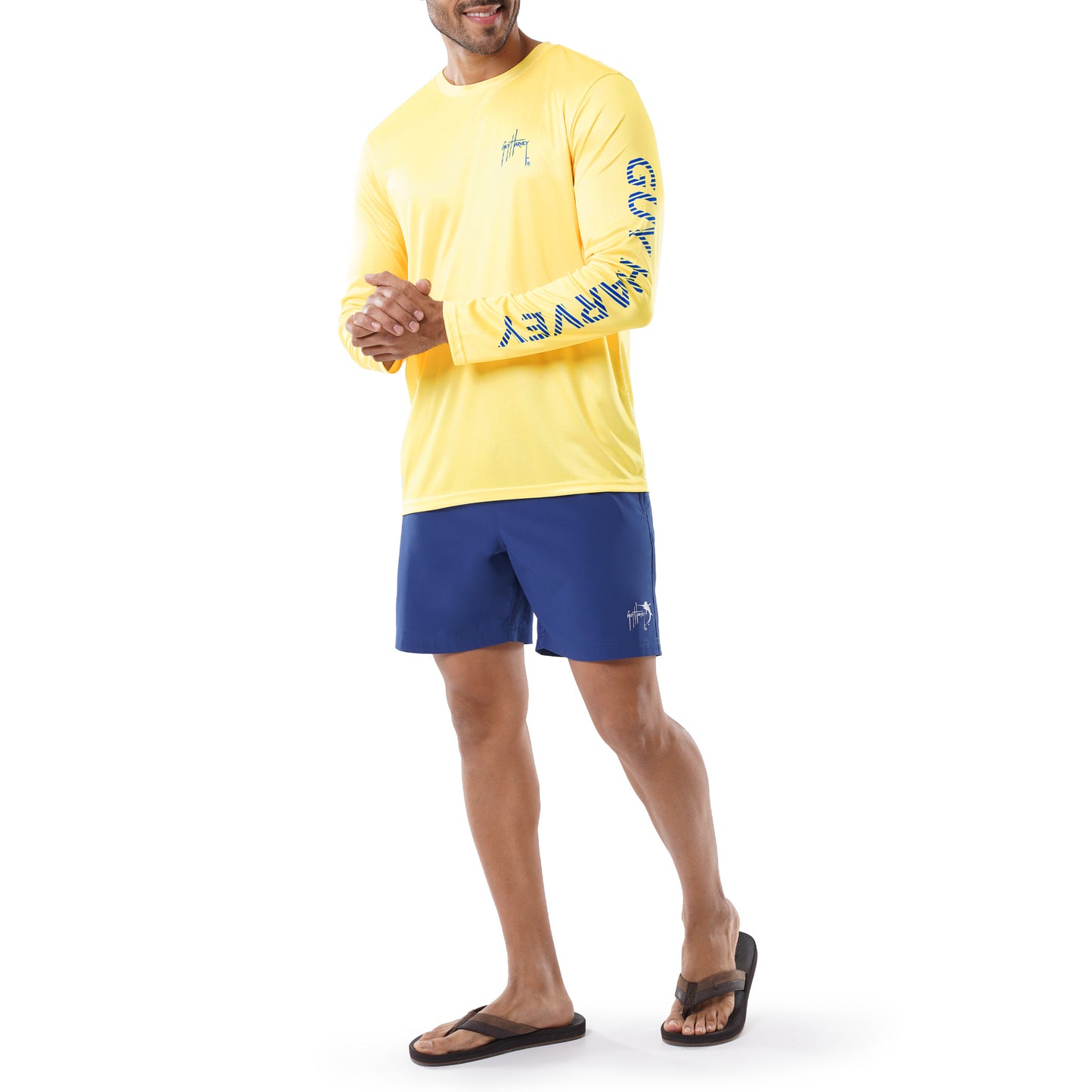 Men's The Art of Offshore Performance Sun Protection Top View 8