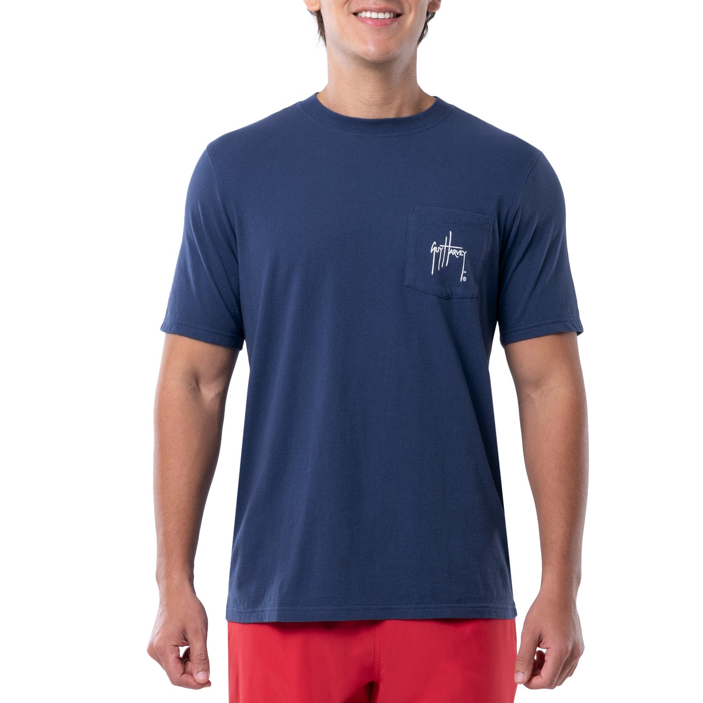 Men's Flag Silos Short Sleeve Pocket T-Shirt View 2