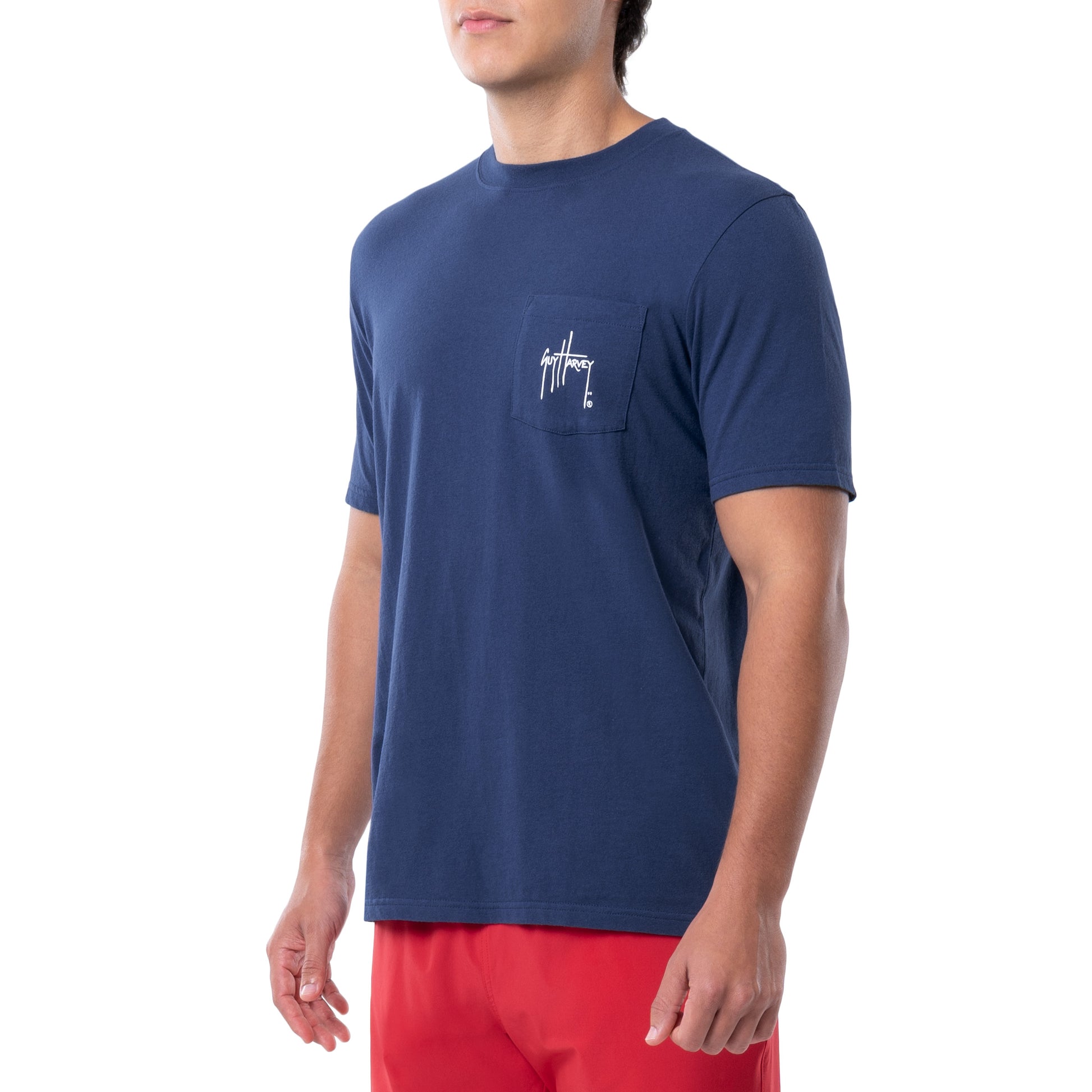 Men's Flag Silos Short Sleeve Pocket T-Shirt View 5