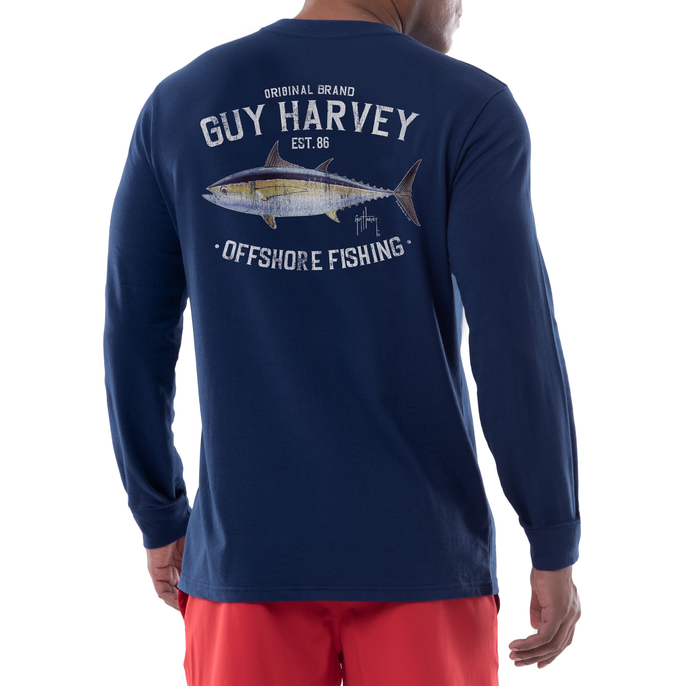 Men's Offshore Fishing Long Sleeve Performance Shirt – Guy Harvey