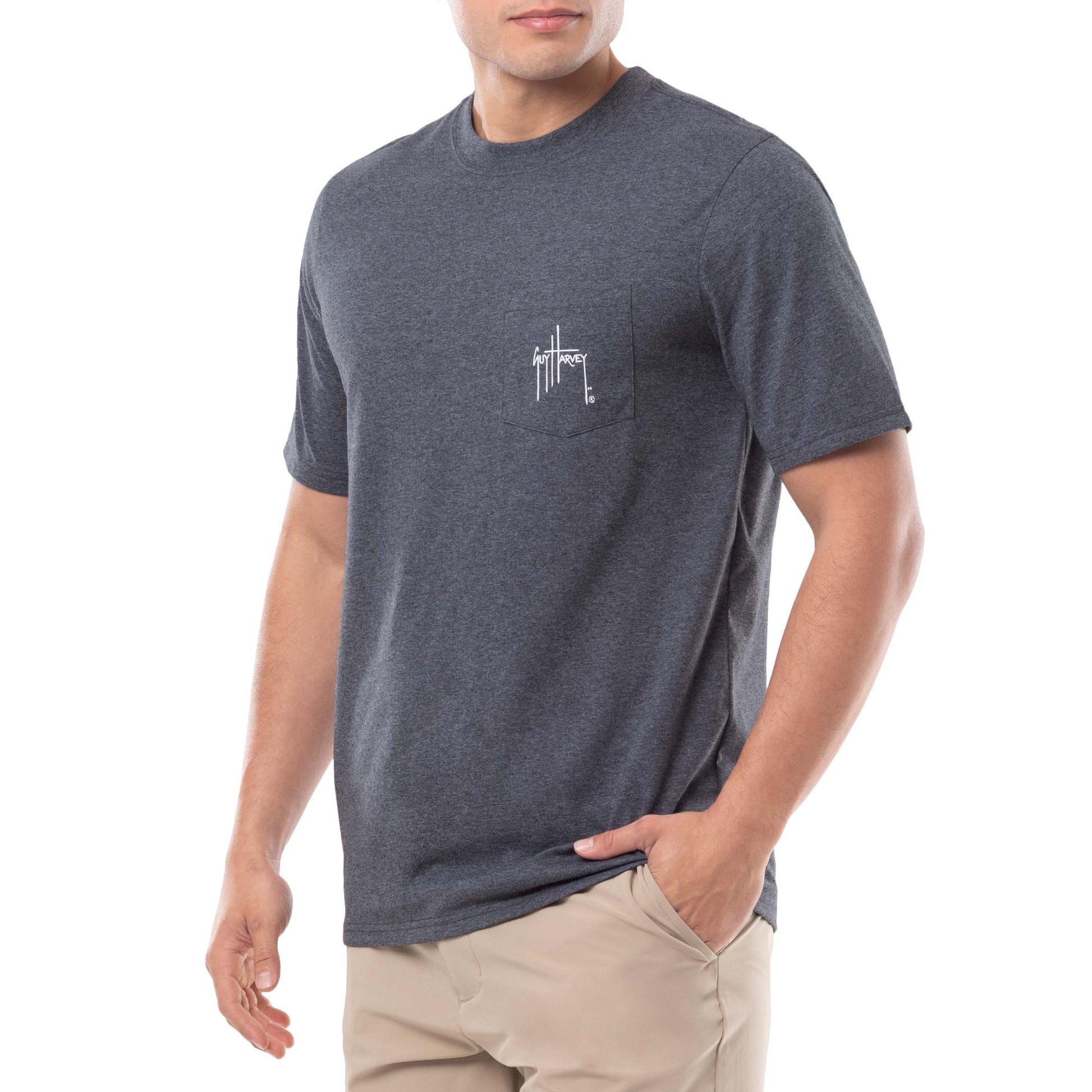 Men's Fishing Paradise Threadcycled Short Sleeve Pocket T-Shirt View 5