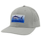 Men's Grey Total Tuna Flex Fitted Trucker Hat View 1