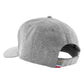 Men's Grey Cationic Velcro Back Performance Flex Fitted Hat View 3
