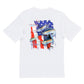 Kids Grand Ol' Flag Short Sleeve White T-Shirt View 1