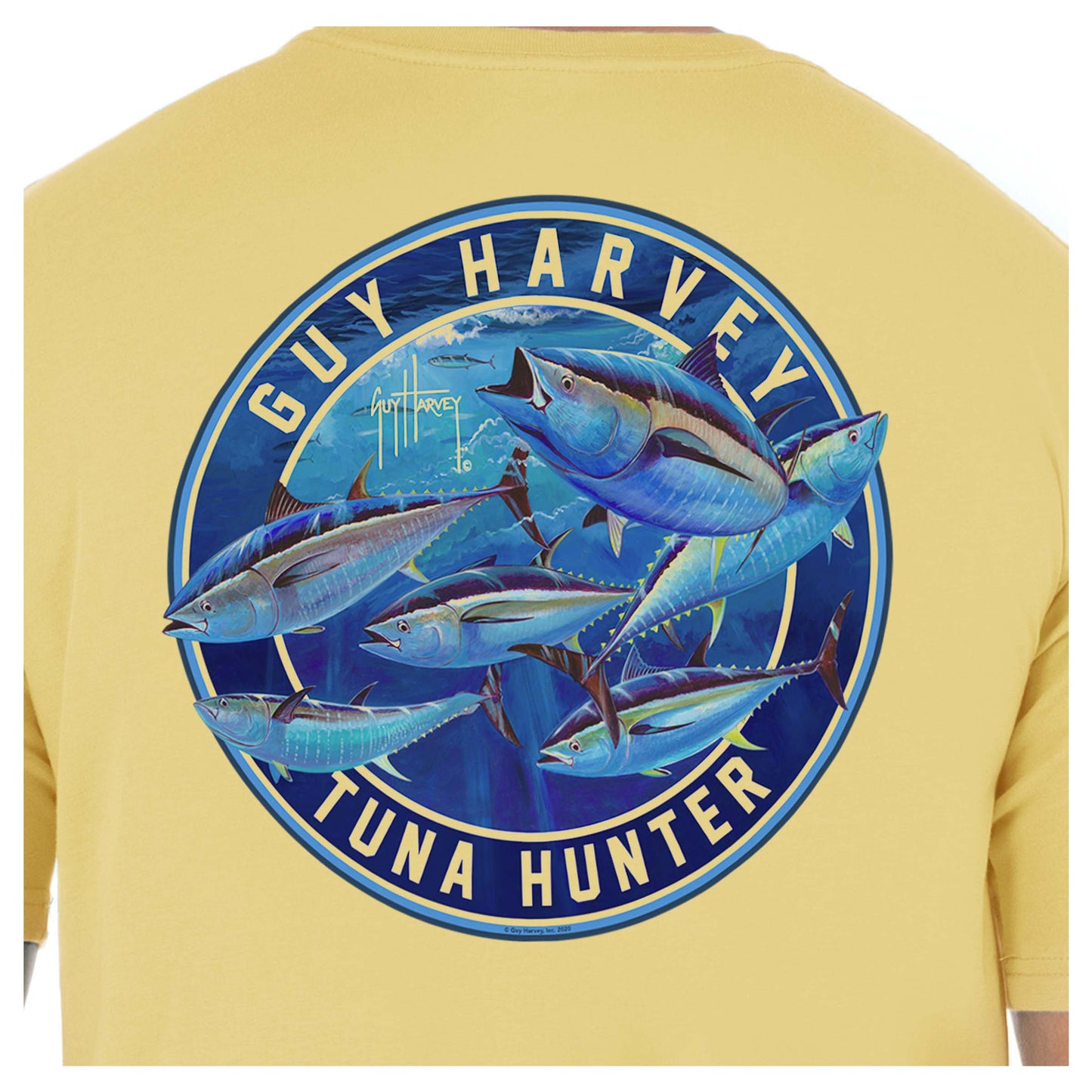 Men's Tuna Hunter Short Sleeve Pocket T-Shirt View 3