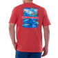 Men's Deep Blue Short Sleeve T-Shirt View 4