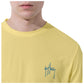 Men Long Sleeve Performance Fishing Sun Protection with UPF 50 Plus. Color Yellow Guy Harvey signature on the chest View 22