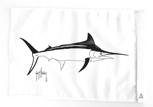 Black Marlin Flag View 1