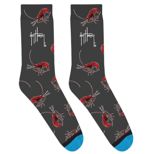 Spiny Lobster Grey Socks View 1