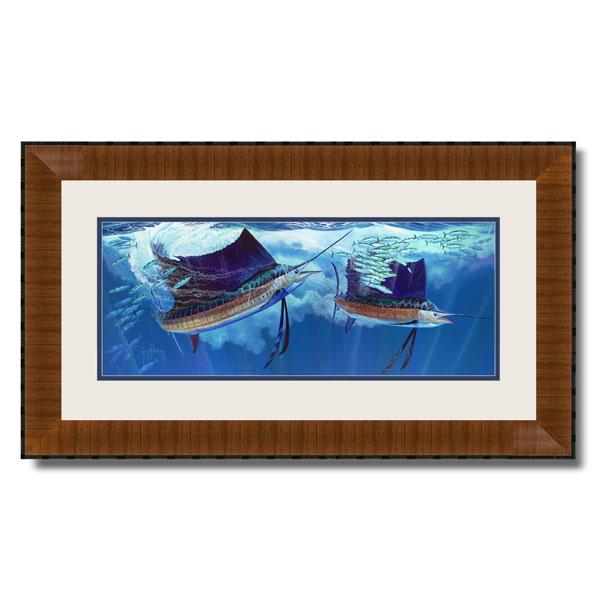 Guy Harvey Hand Signed Numbered Limited Edition outlets Print The Old Man and the Sea