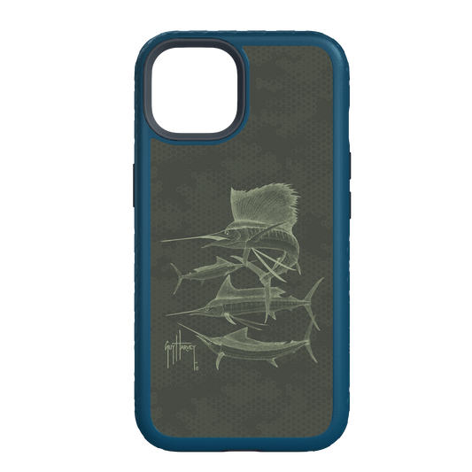 iPhone 14 Models - Fortitude Green Camo Phone Case View 1