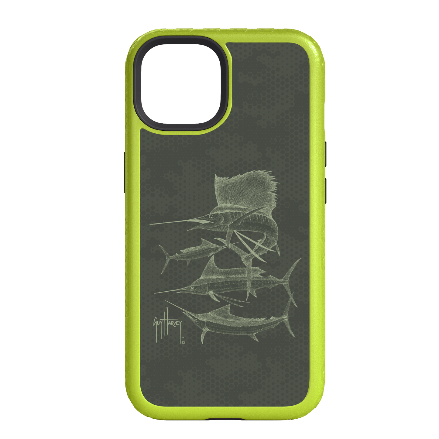 iPhone 14 Models - Fortitude Green Camo Phone Case View 2