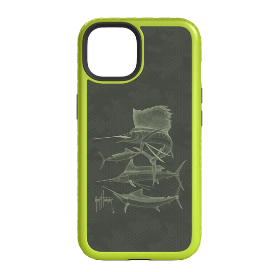iPhone 14 Models - Fortitude Green Camo Phone Case View 2
