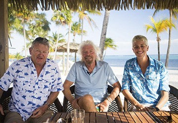 SIR RICHARD BRANSON JOINS GHOF EXPEDITION