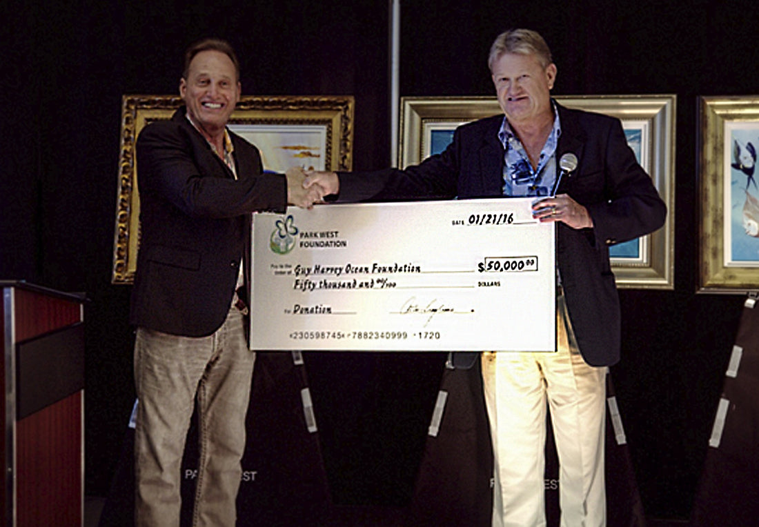 GUY HARVEY OCEAN FOUNDATION AWARDED $50,000 FROM PARK WEST GALLERY