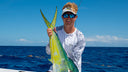 Carl Treyz holding a fish