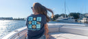 A women wearing a harborlite tee from Guy Harvey