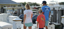 Family wearing Guy Harvey HarborLite Tees